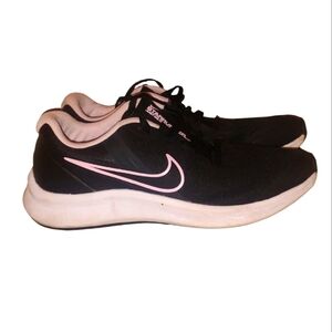 Nike Youth  Star Runner 3 Sneakers Size 6Y Black / Pink Running Shoes